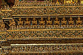 Bangkok Wat Pho, detail of altar of the ubosot. 